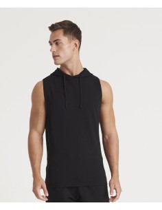 A-JC053-Urban Sleeveless Muscle Hoodie 2